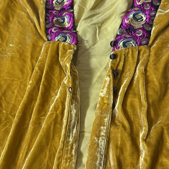 Free People Wanderlust Velvet Short Duster - Picture 9 of 12